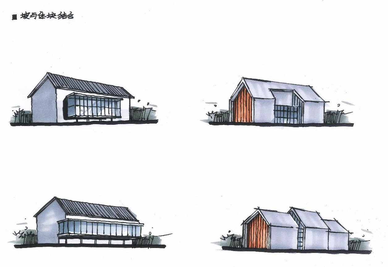 坡屋顶新农村住宅设计效果图_房屋设计效果图_效果图_51盖房网