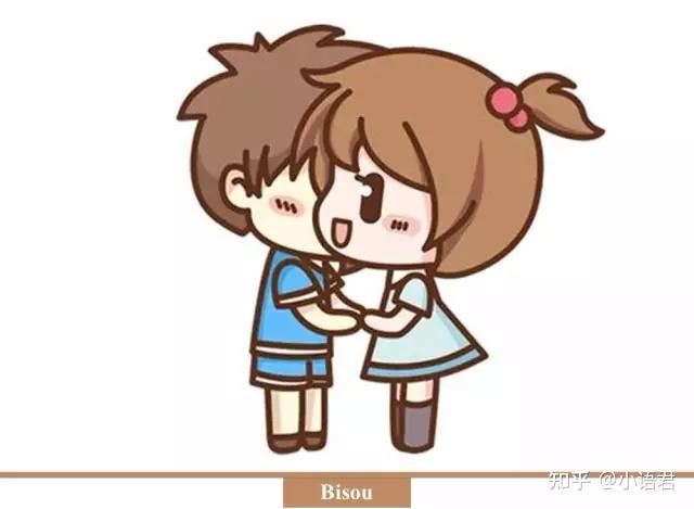 法国贴面礼当然要行最经典的"贴面礼".