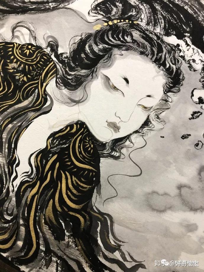 两千万票房保证的美女画家张渔画仙画佛画妖魔