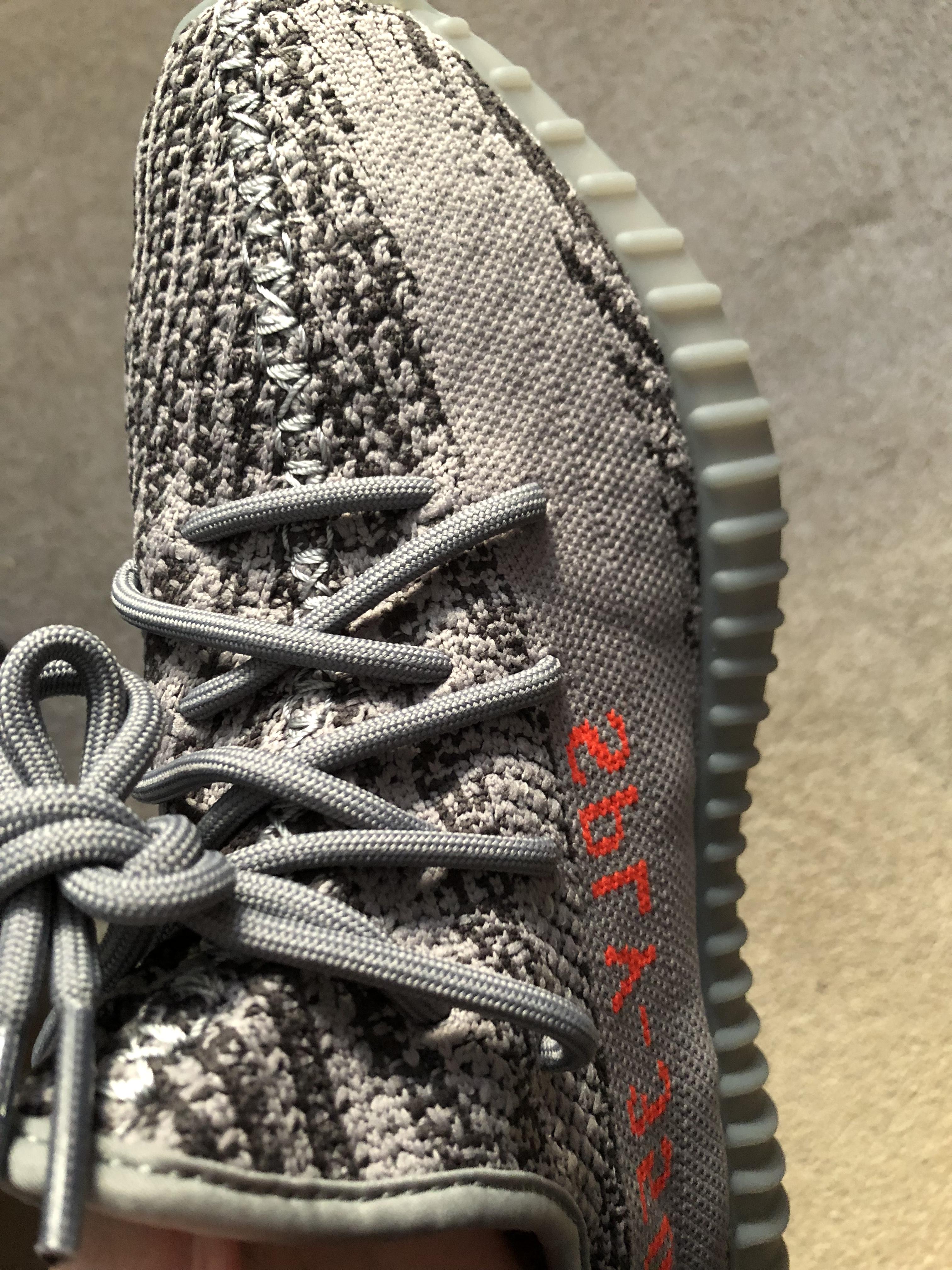新灰橙yeezyboost350belugav2uksize7