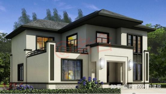 一:二层新中式住宅,轻奢时尚,造价预算20万今天带来的3套农村自建房