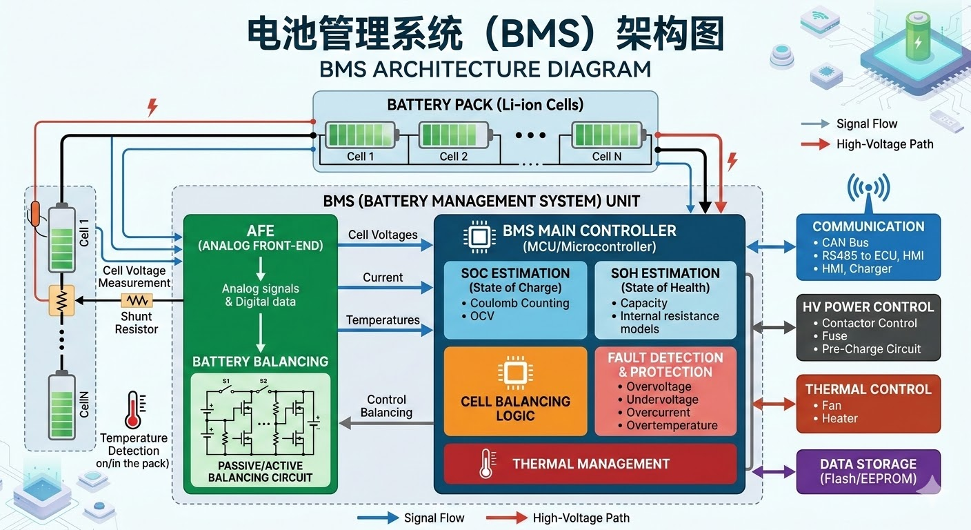 电池管理系统(BMS)——系统架构介绍 - 知乎