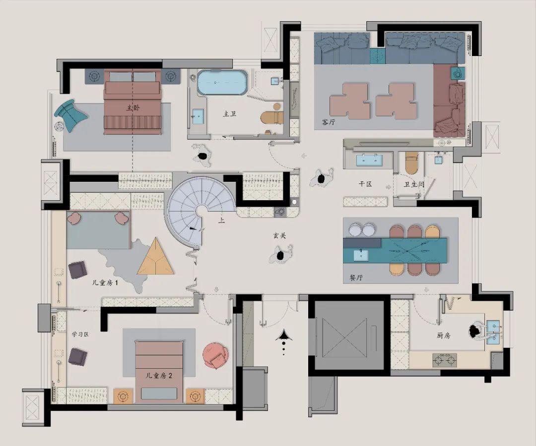 8套最适合谈单的彩平方案图成功率高达90以上
