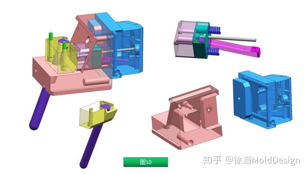 斜滑块的角度设计图片