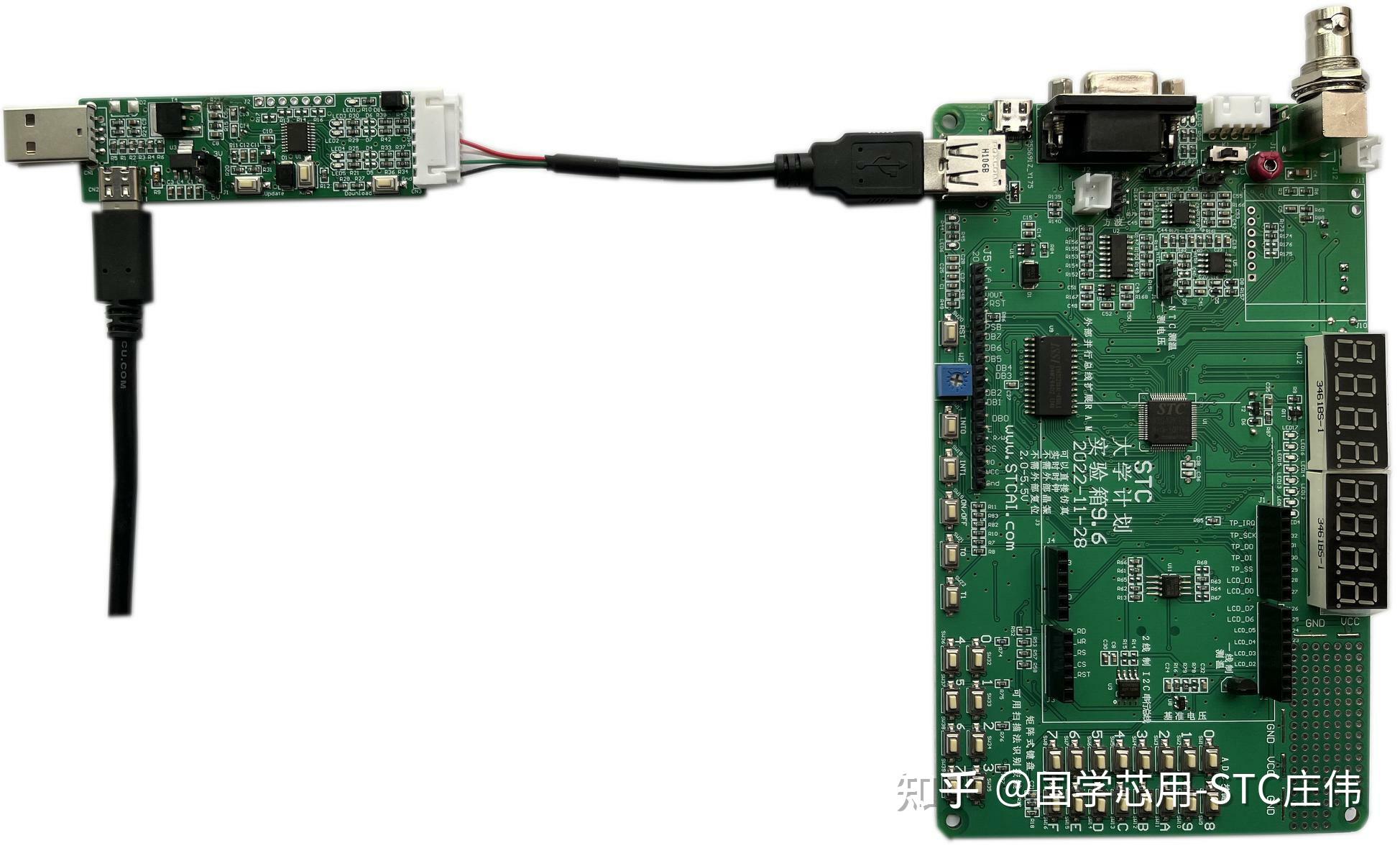 用STC一箭双雕之USB转双串口仿真STC8系列MCU - 知乎