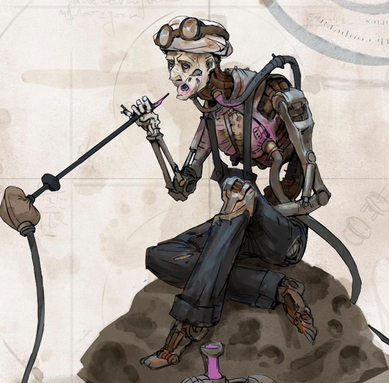 废土风机械设计呼还是这口好啊画师alexandertrufanov