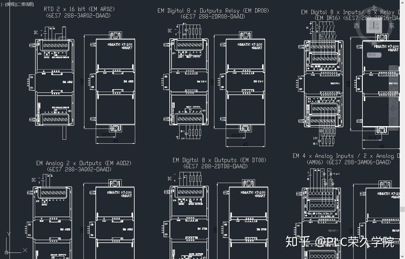 Plc基础入门：区分漏型和源型输入（内有西门子plc接线cad图纸） 知乎 