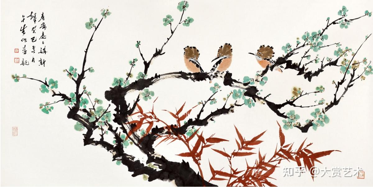 周午生兼顾工笔与写意的花鸟画格调雅正又赏心悦目