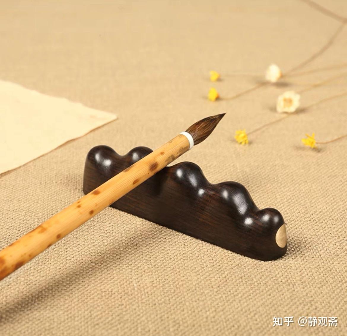 书法入门工具浅谈之四—毛毡,笔洗,纸镇,笔山 - 知乎