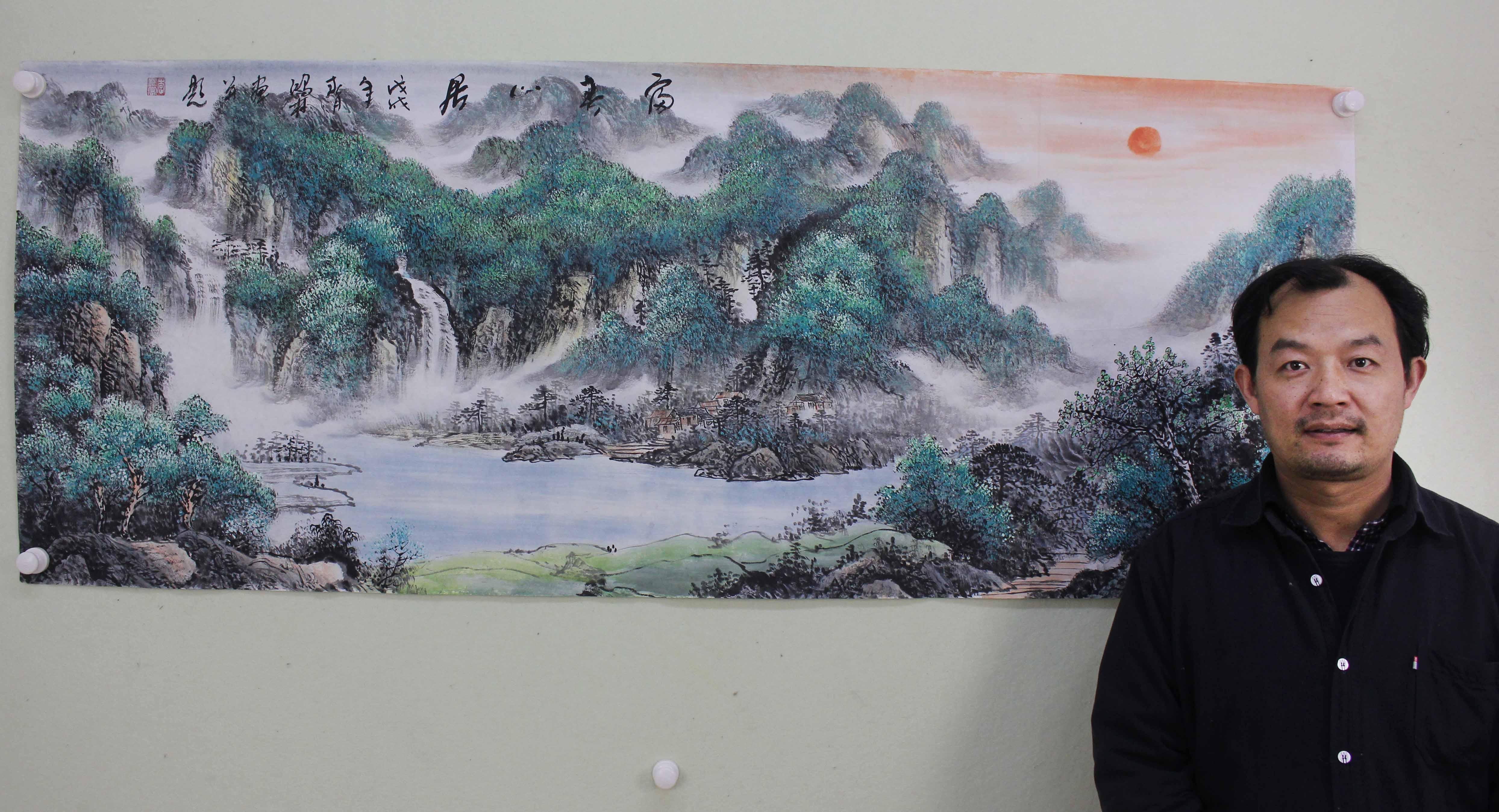 当代写意画家李鸿林老师书画作品赏析