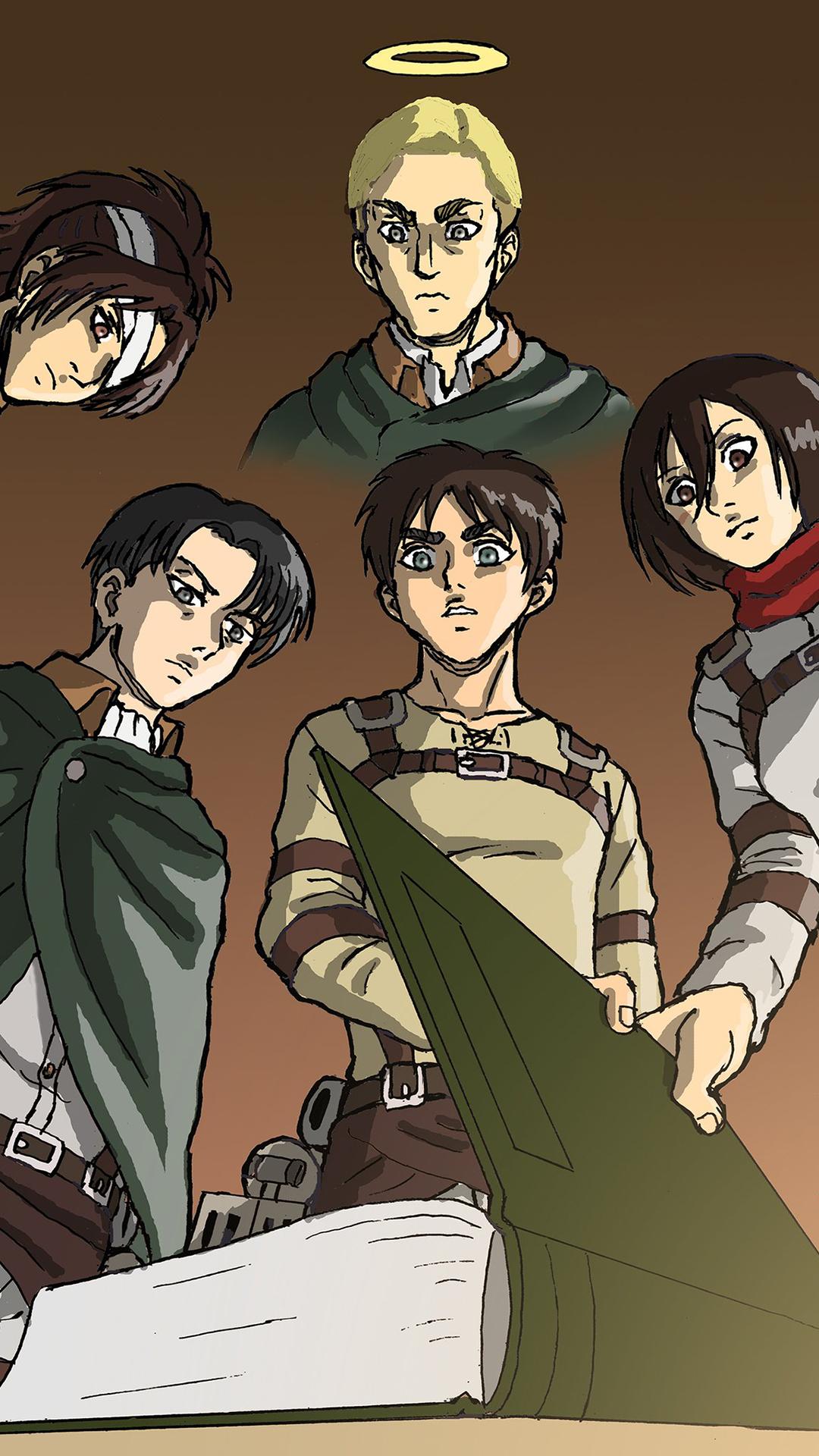 有哪些进击的巨人好看的手机壁纸,电脑壁纸?