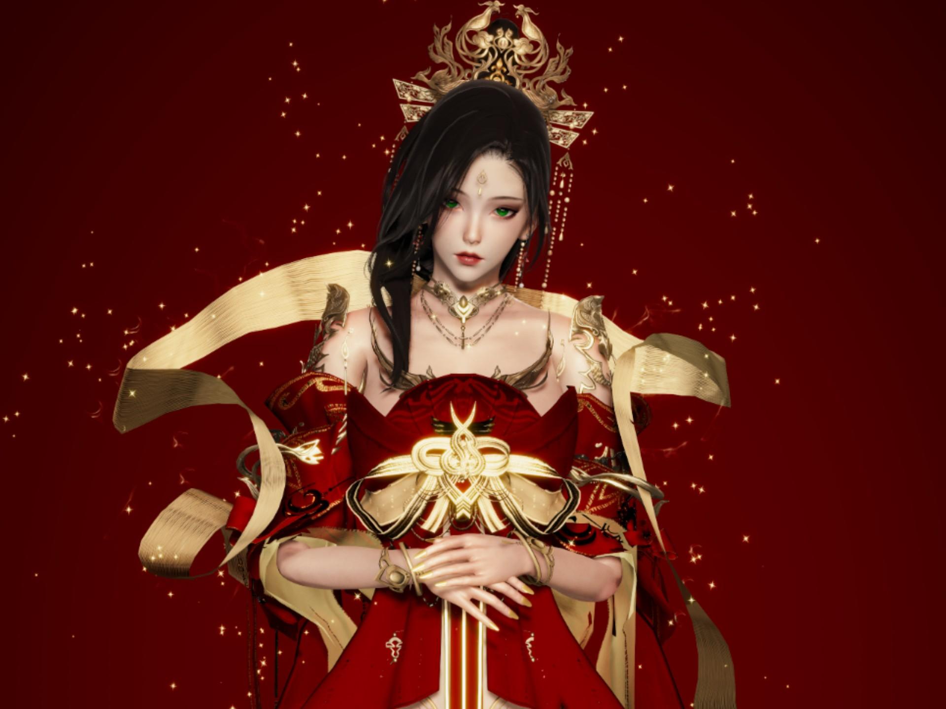 最新泡茶卡 红翎 人物捏脸免费分享