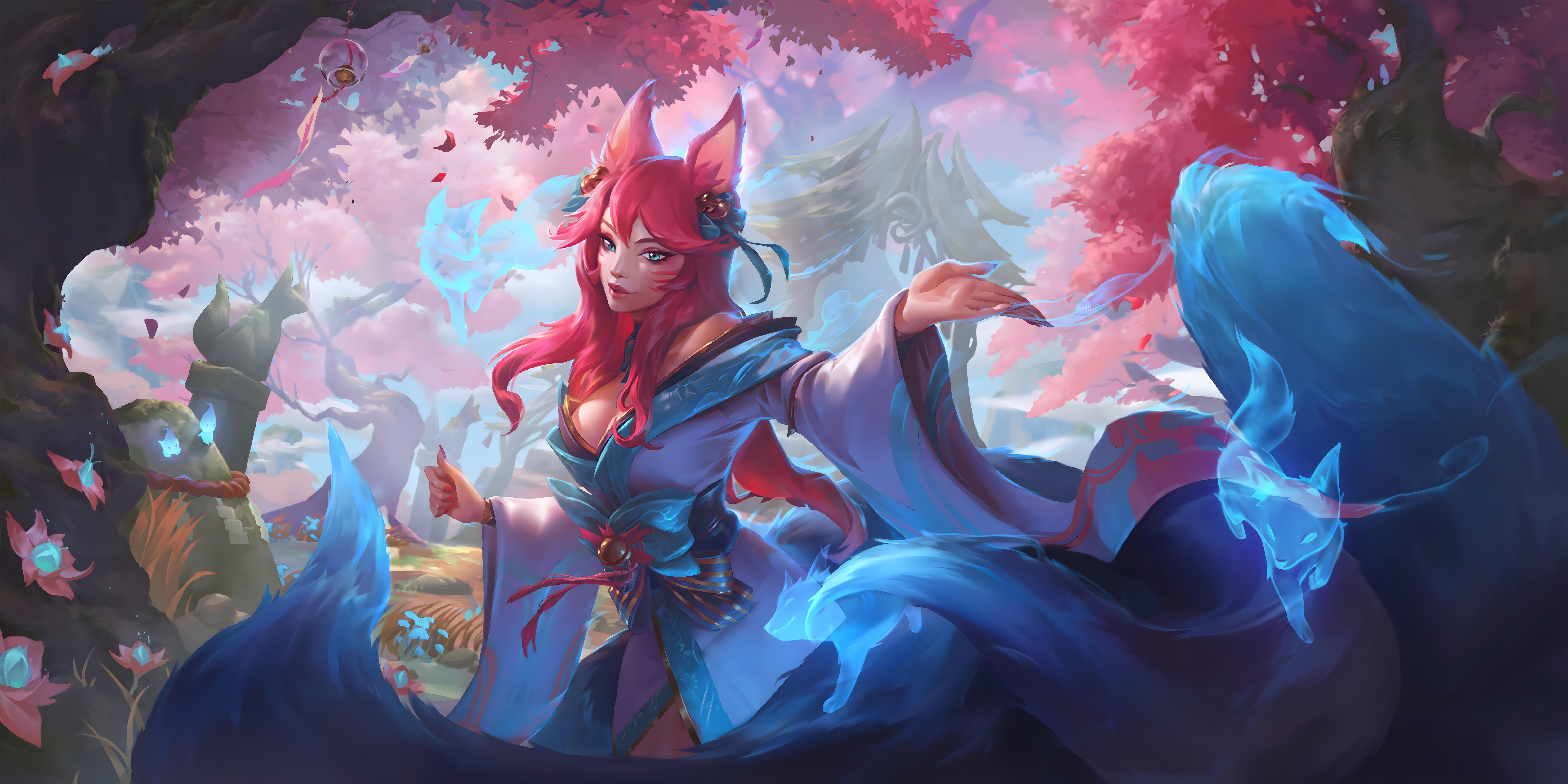 lol英雄联盟官方原画九尾妖狐 阿狸