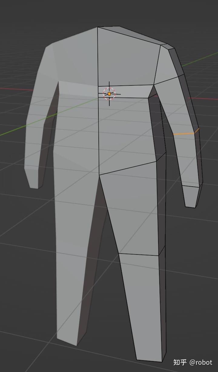 blender简易人体建模 - 知乎