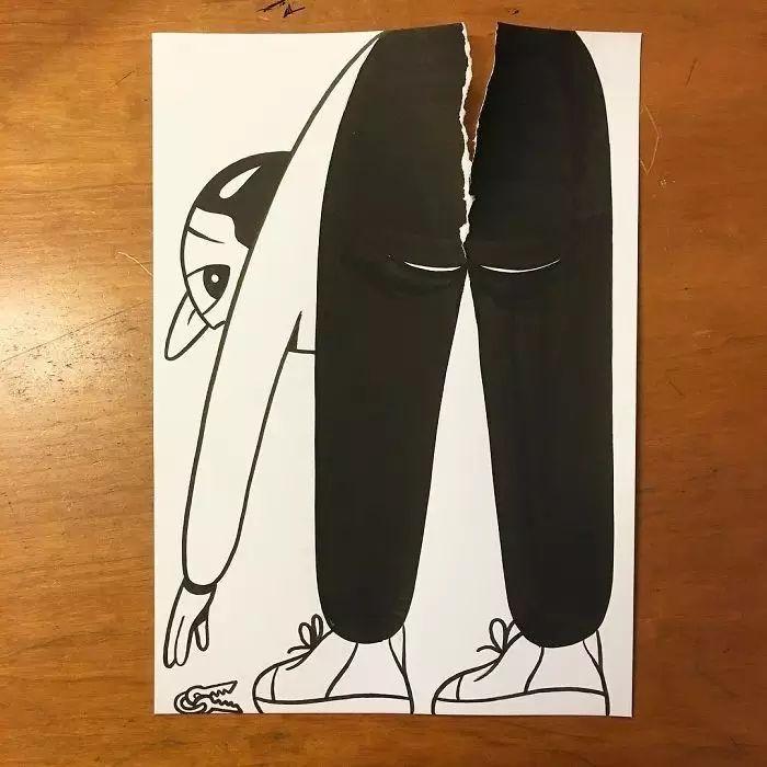 没有一张a4纸能逃出插画师的魔爪