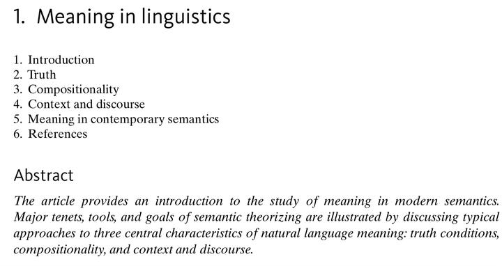 语言学中的“意义” Meaning in linguistics - 知乎