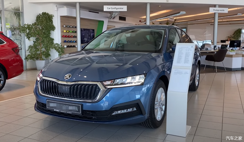 全新斯柯达明锐三厢版海外到店,运动感升级,内饰科技感媲美bba