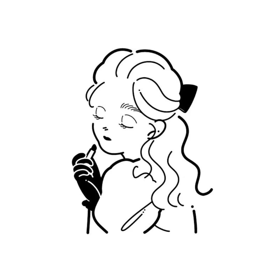 有没有像这样的白色简约头像