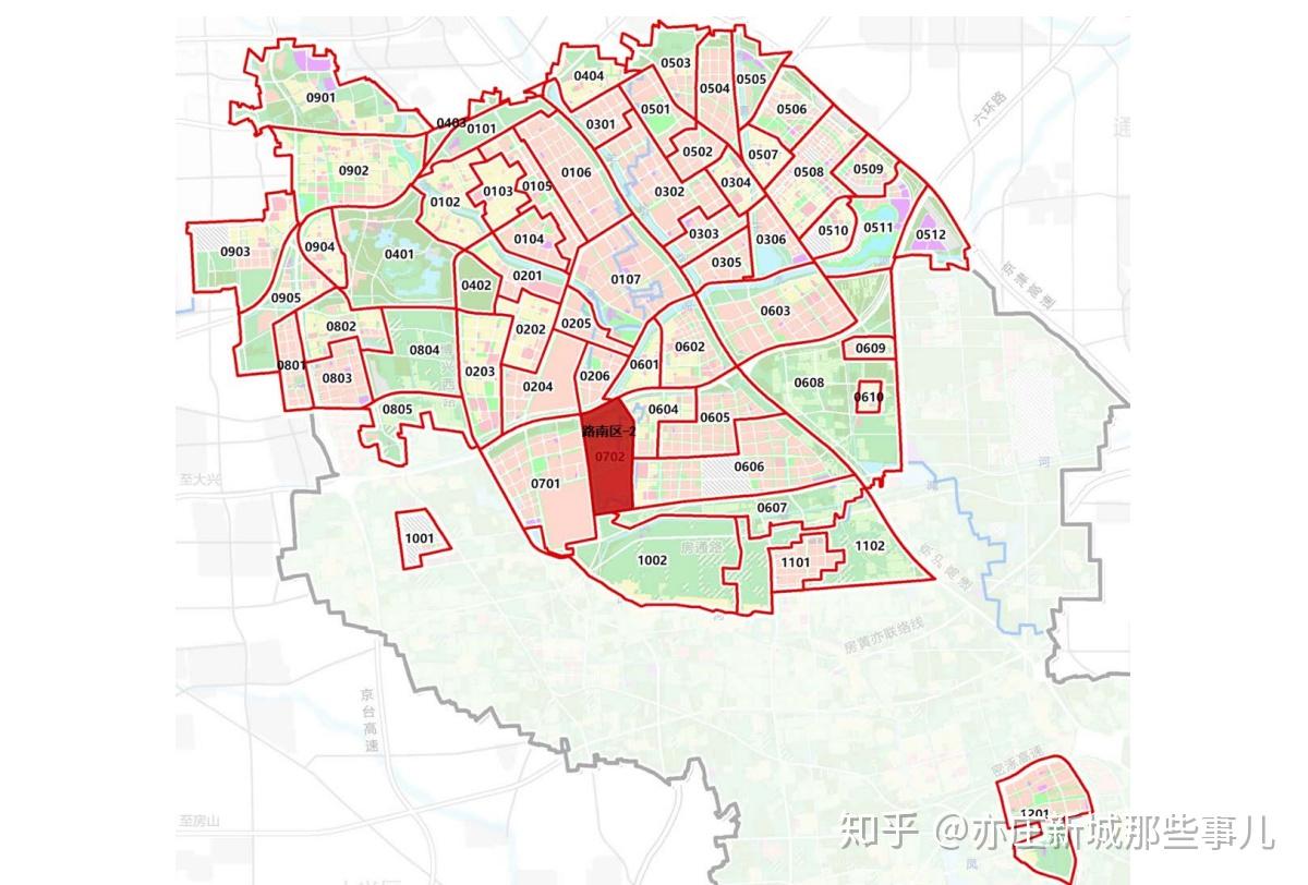 亦庄新城路东区1单元路南区2单元马驹桥4单元台湖3单元街区城市设计