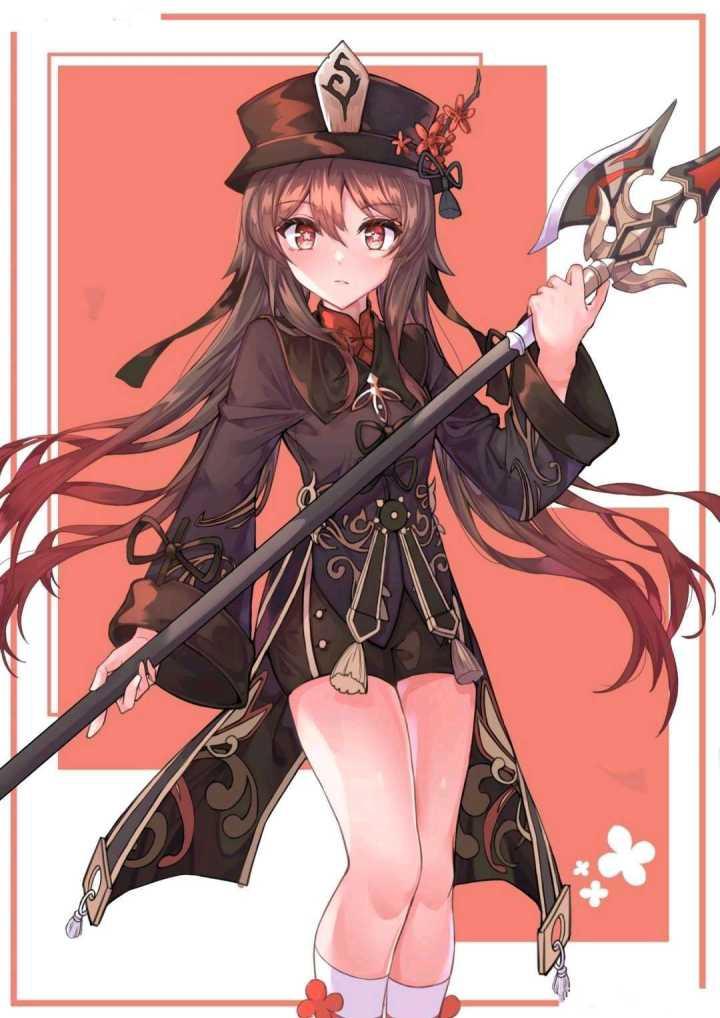 以原画跟设计的角度如何看待《原神》新角色胡桃的尚未实装却有着巨高