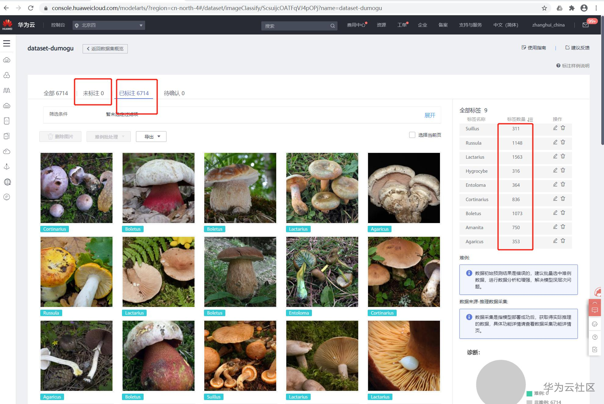 手把手教你使用ModelArts的自动学习识别毒蘑菇分类 手把手教你使用ModelArts的自动学习识别毒蘑菇分类