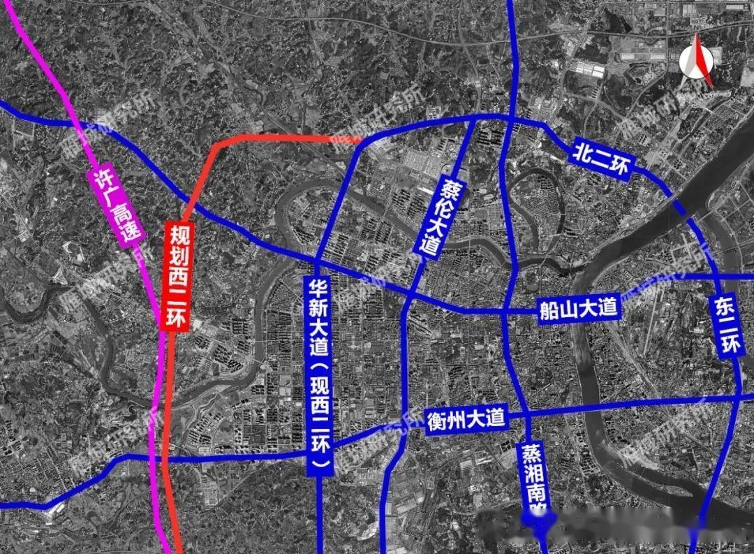 衡阳市西二环新建图片