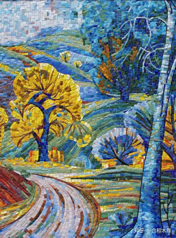 剩余瓷砖的惊人马赛克艺术作品