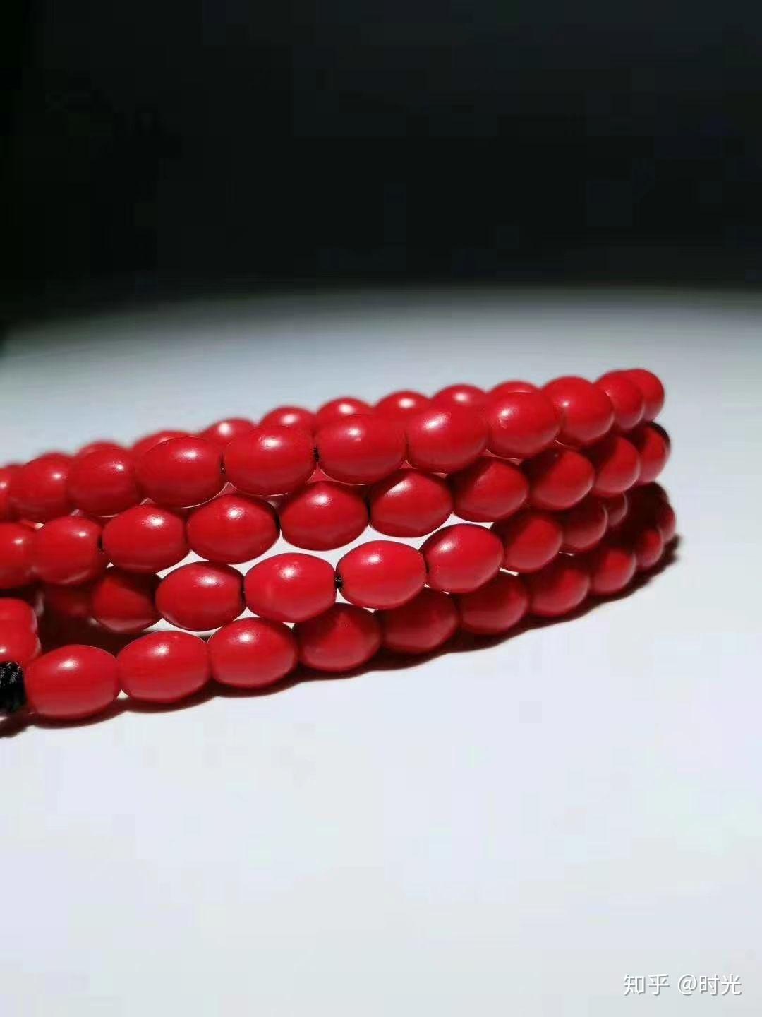 西藏藏传清代老血巴手串