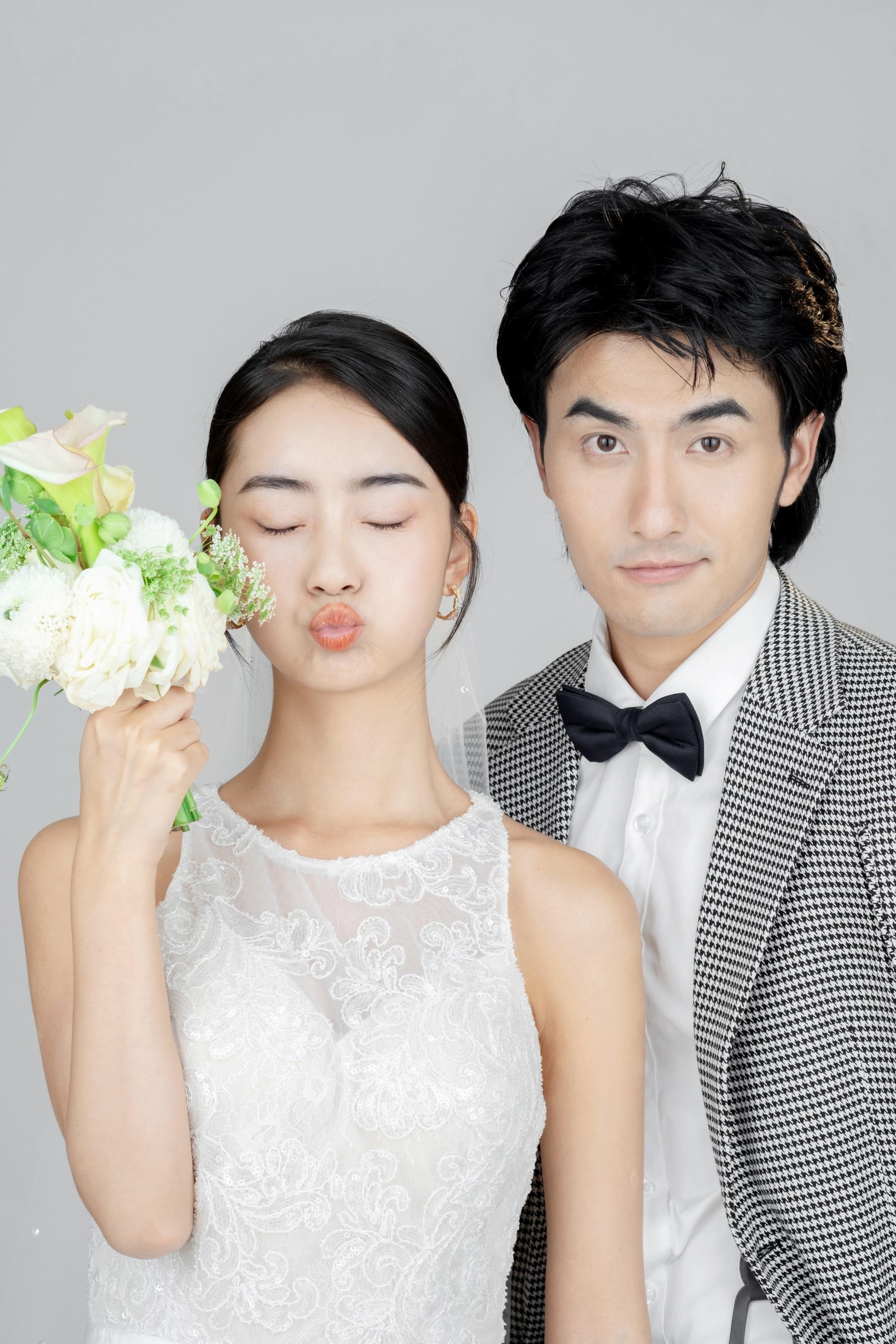 客照分享韩式唯美婚纱照客片等于样片