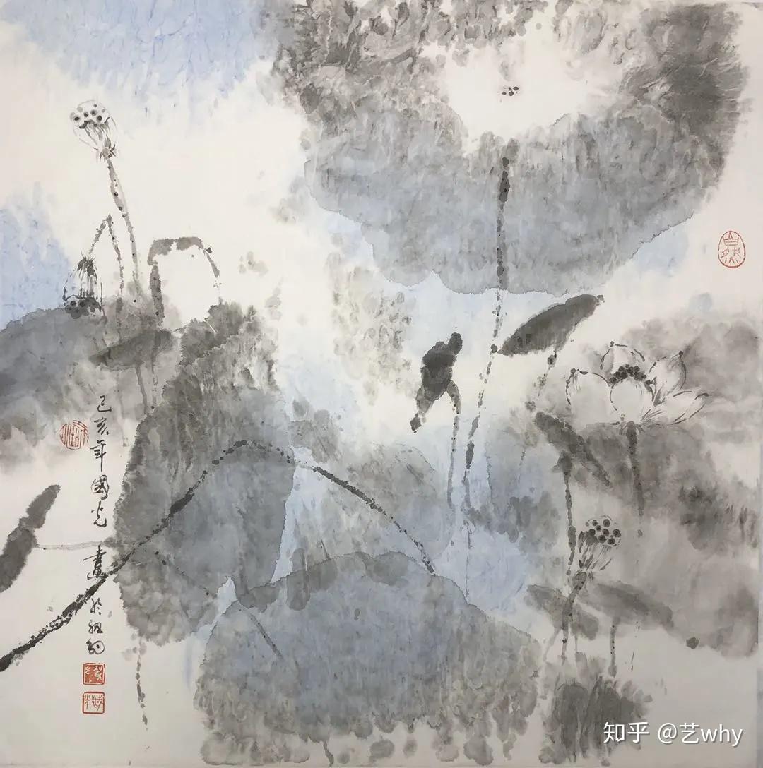 疫外线上展贺国光笔墨当随时代