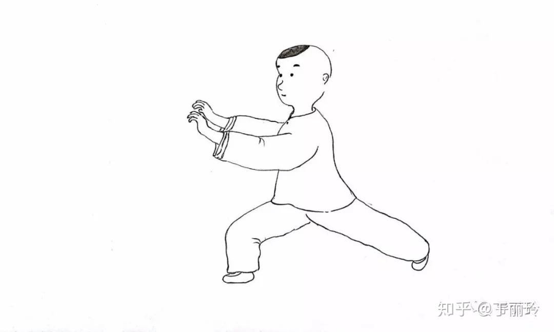 痛经不调,子宫肌瘤,多练易筋经中的卧虎扑食