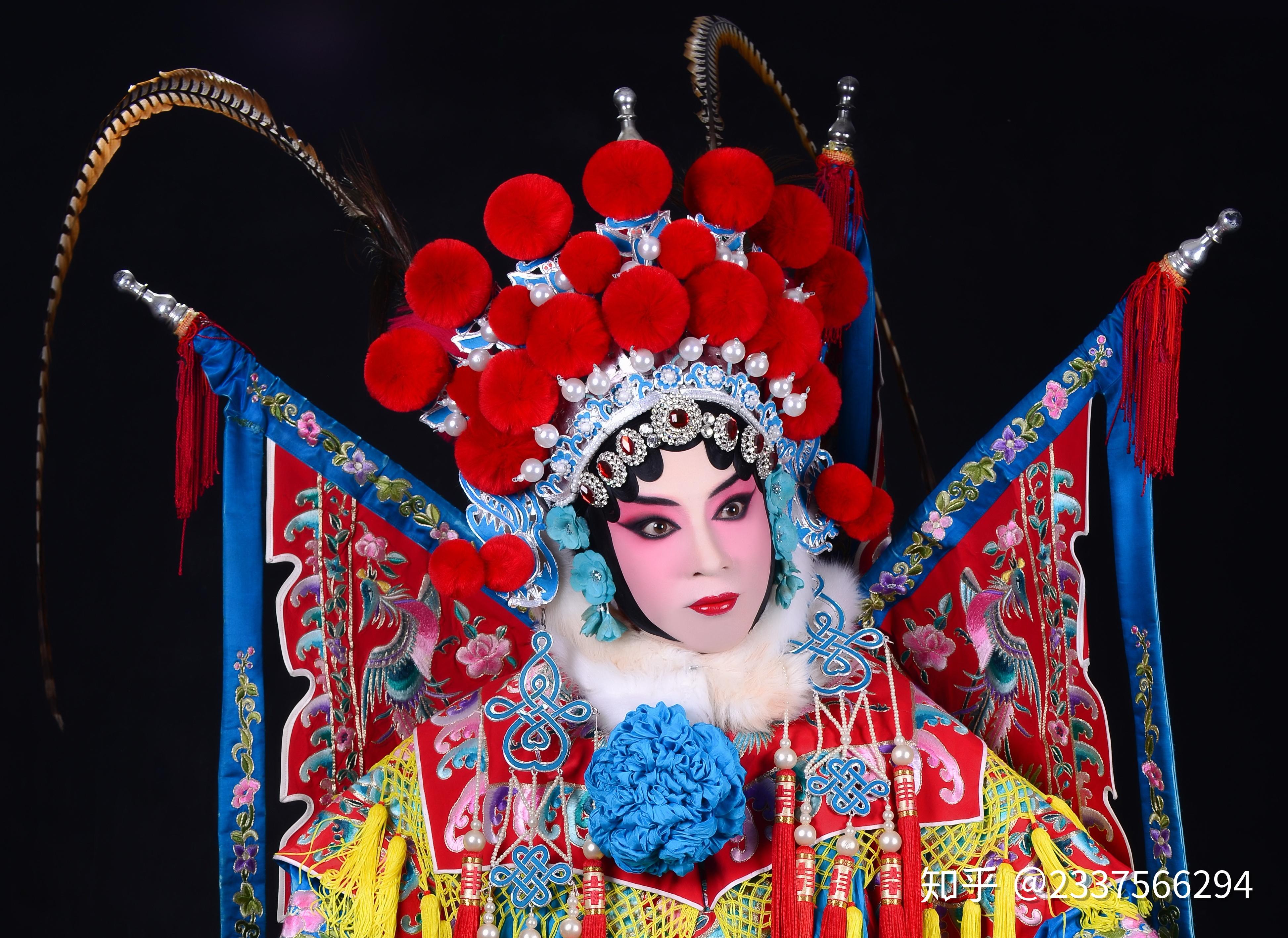 我的京剧照京剧旦角化妆京剧穆柯寨穆桂英刀马旦