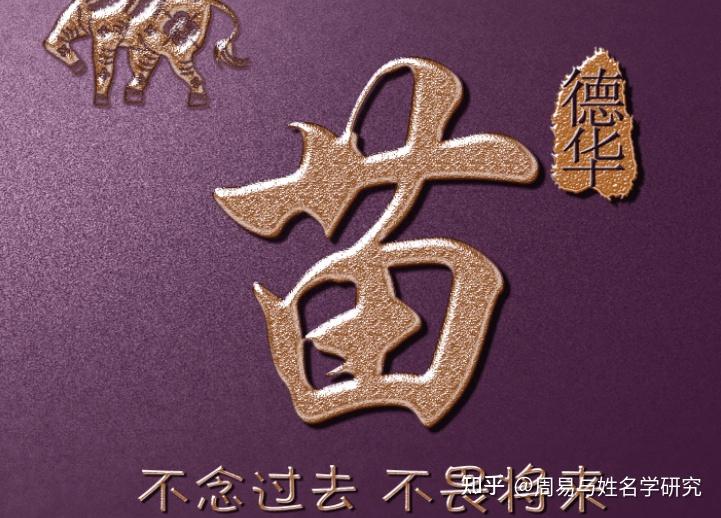 苗姓男孩女孩如何取名改名字