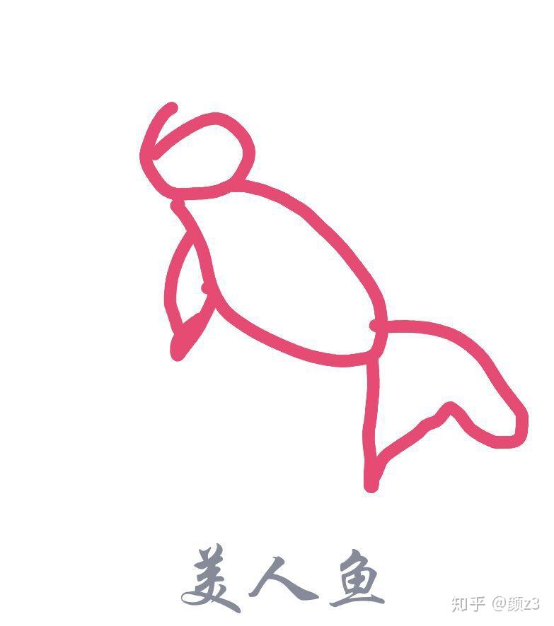 qq画图红包美人鱼怎么画