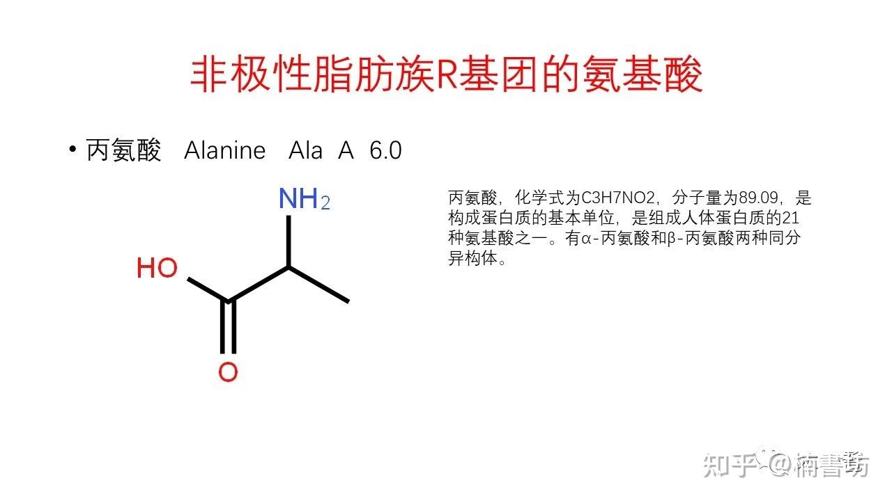 氨基酸结构式与分类 - 知乎