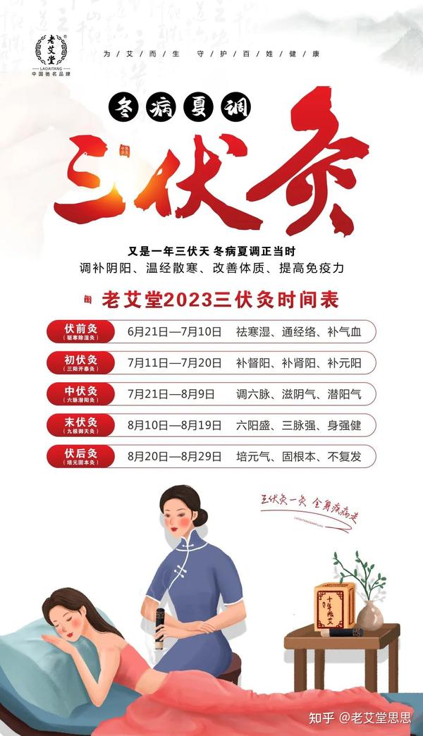 2023年三伏时间表|老艾堂艾灸教您如何健康度过三伏! - 知乎