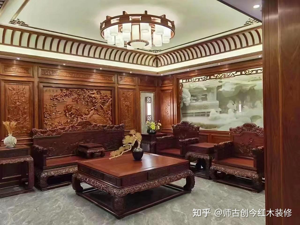 中式红木装修,打造传承雅致文居之所 - 知乎