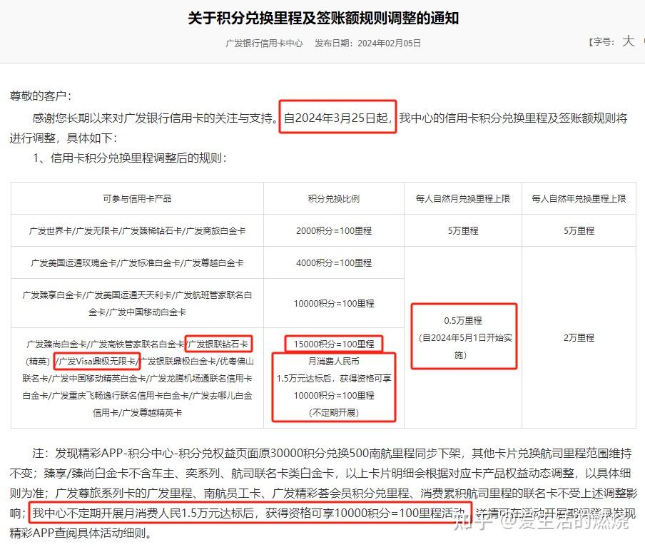 突发!广发信用卡调整积分兑换里程比例