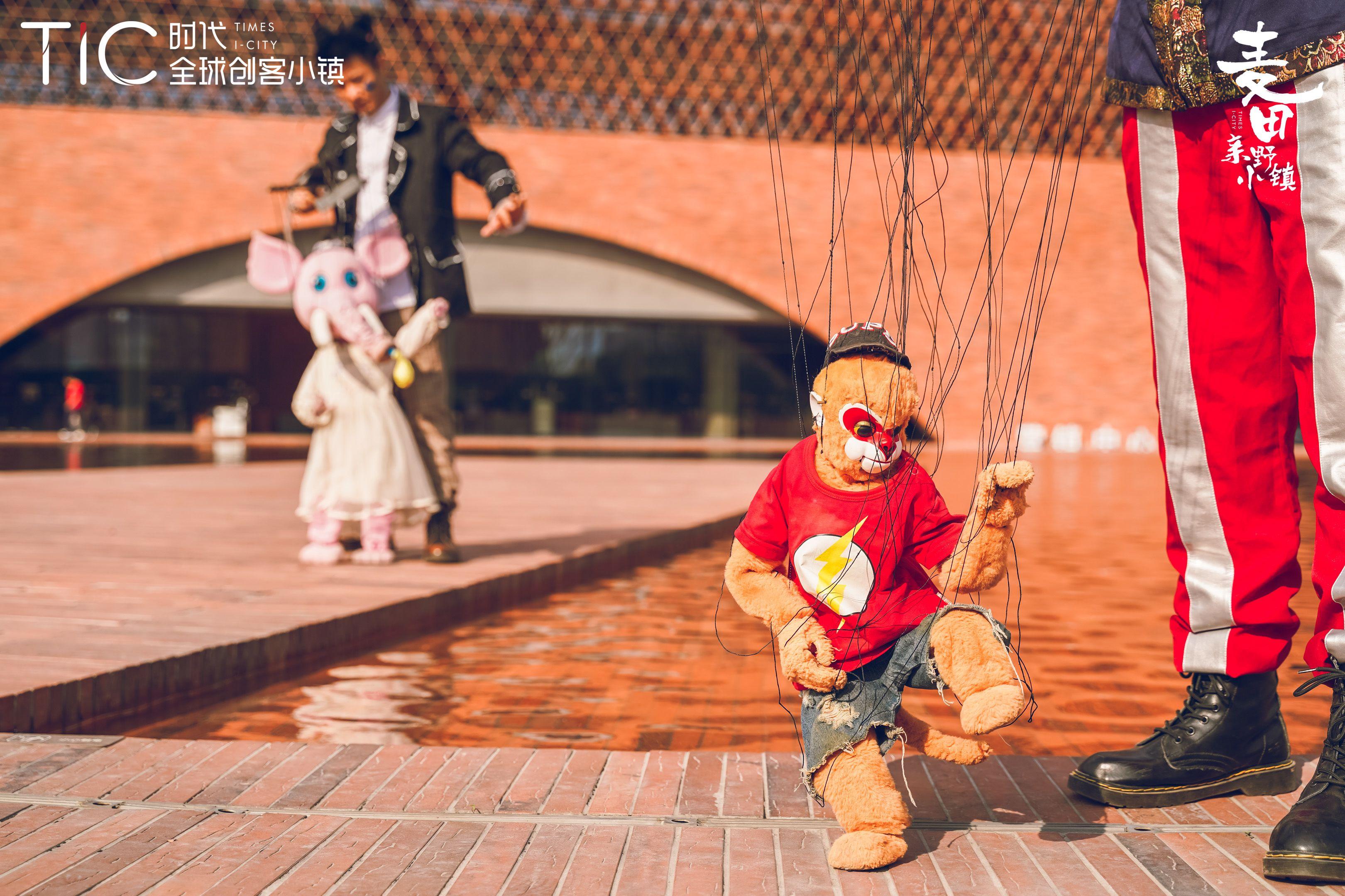 巨型提线木偶马戏团大型木偶剧木偶巡游互动