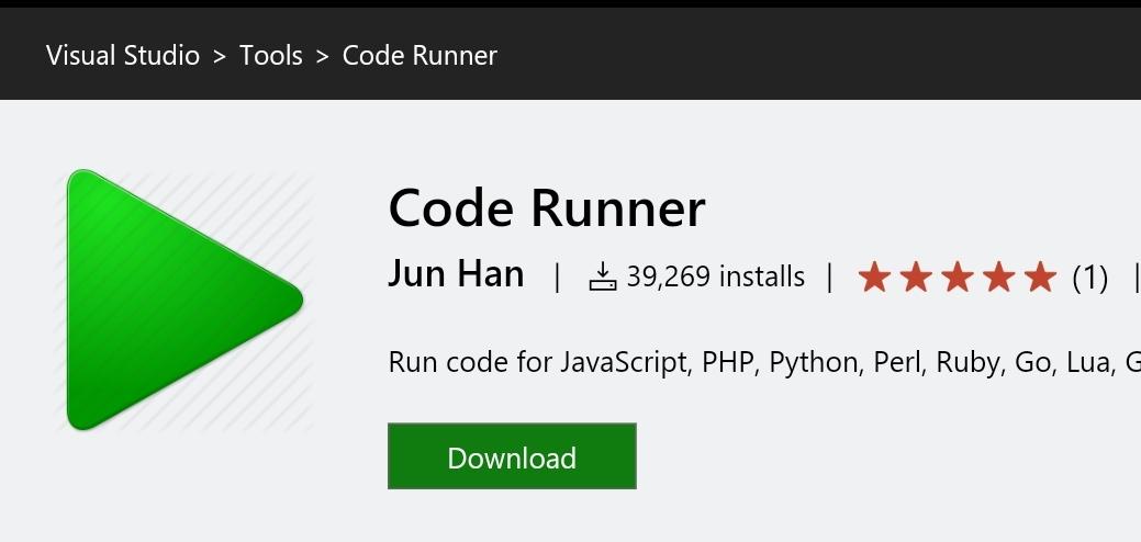 Code Runner，率先支援剛釋出的 Visual Studio 2022！