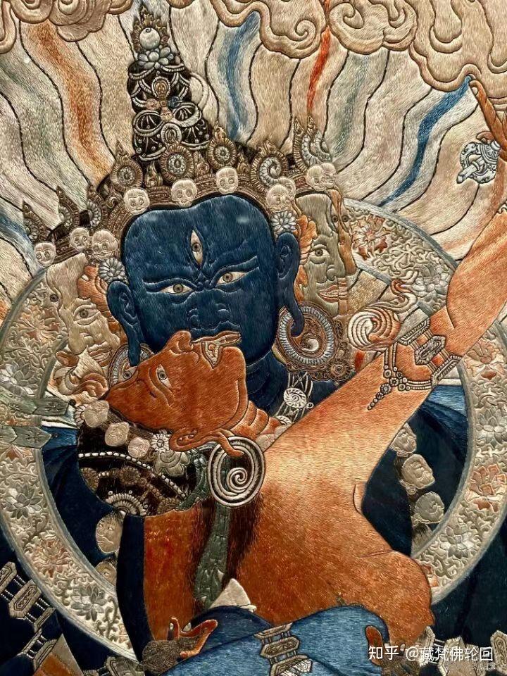 明代刺绣老唐卡