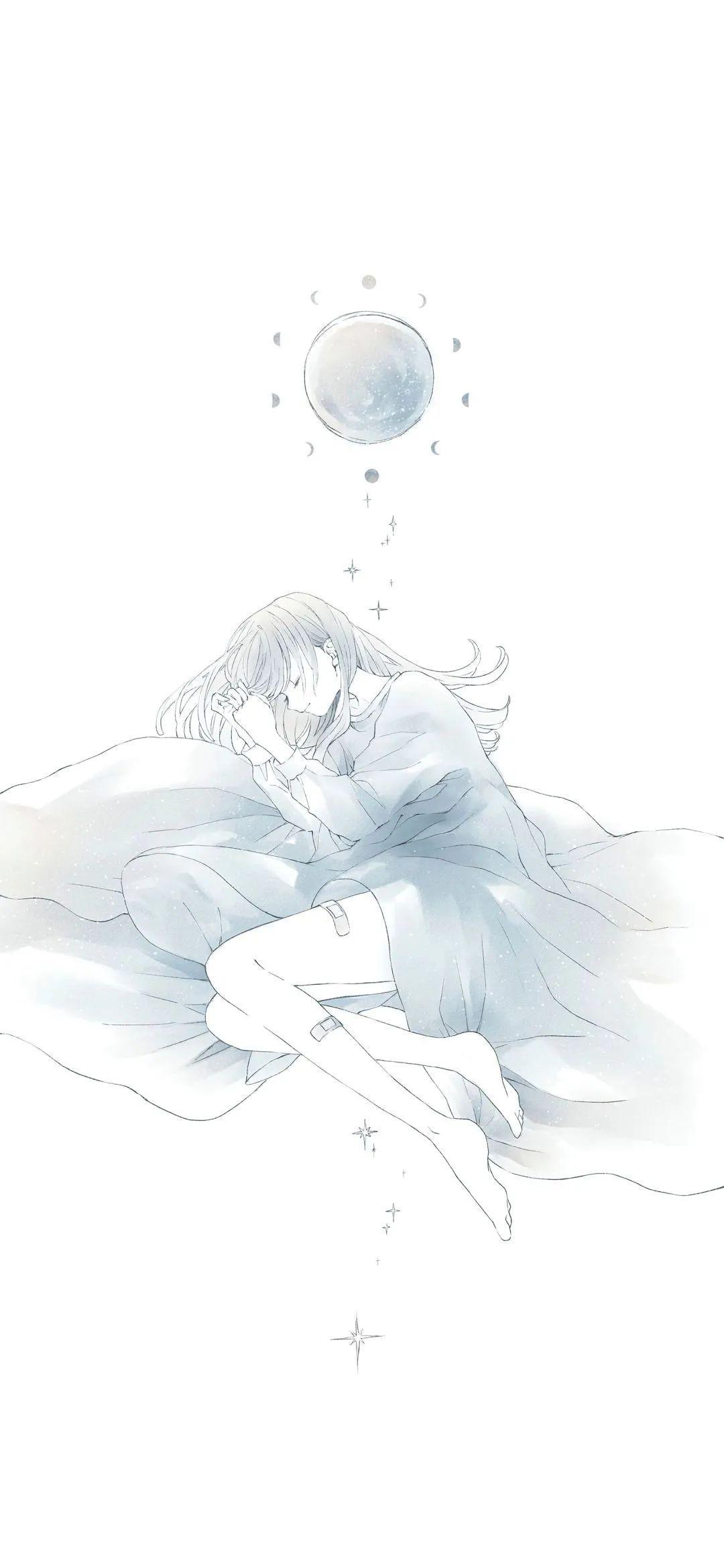 有没有好看的白色系动漫壁纸