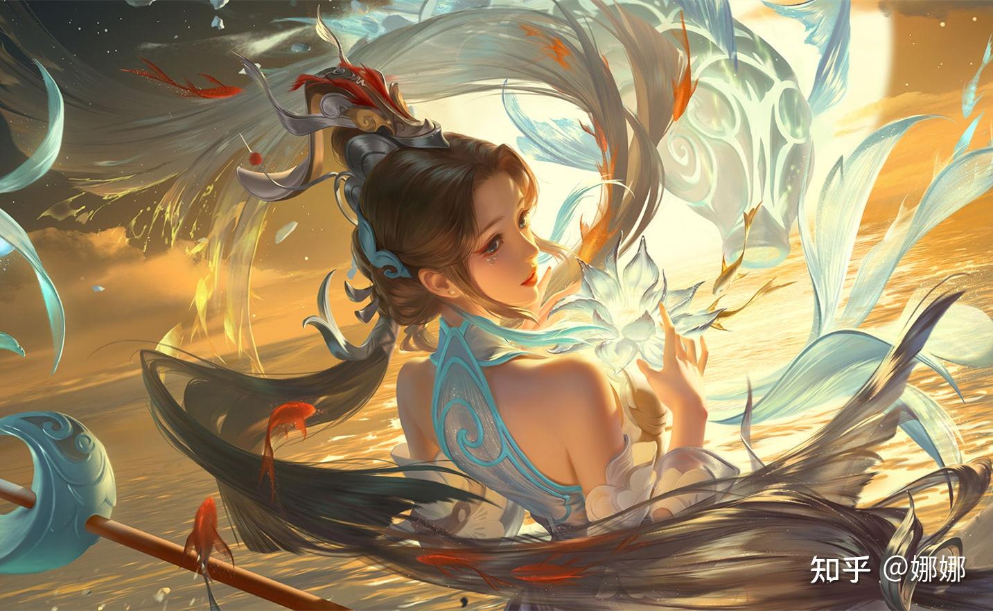 王者荣耀:8款神州地方志皮肤,大乔海报伽罗手感特效特别好,海月成最佳