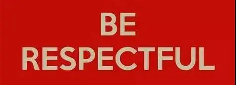 respected / respectful