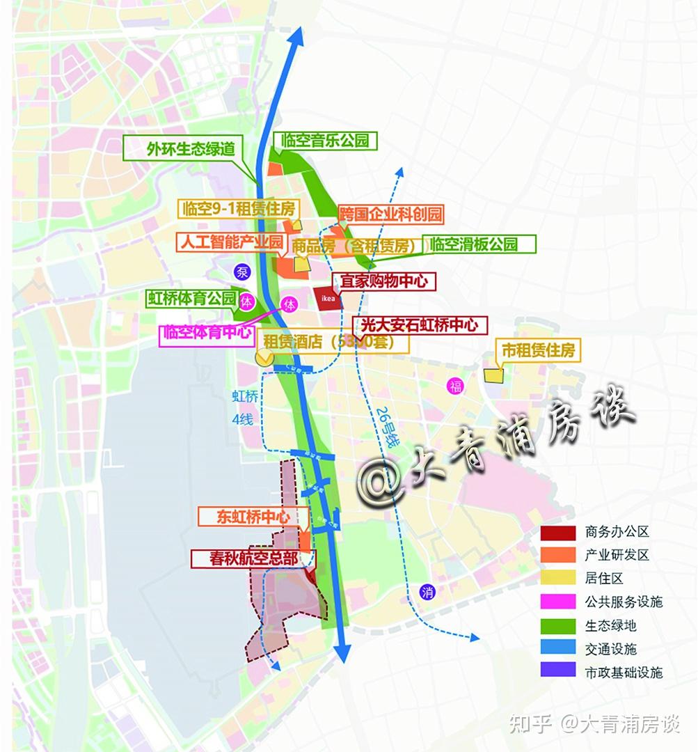 最新虹桥商务区国土规划曝光 - 知乎