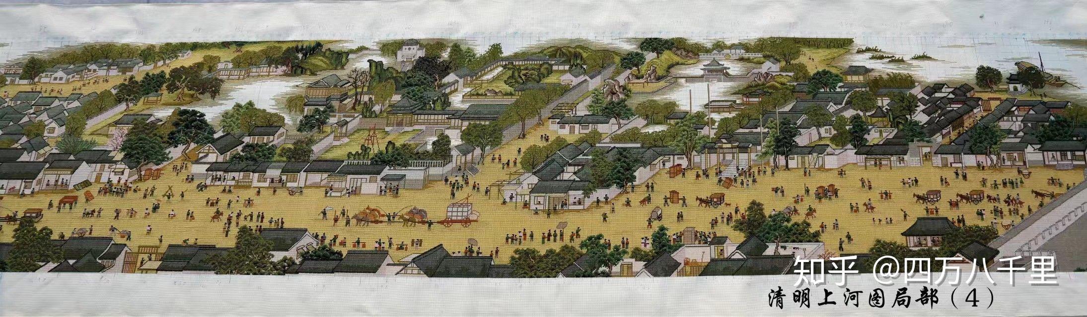 22米清明上河图十字绣