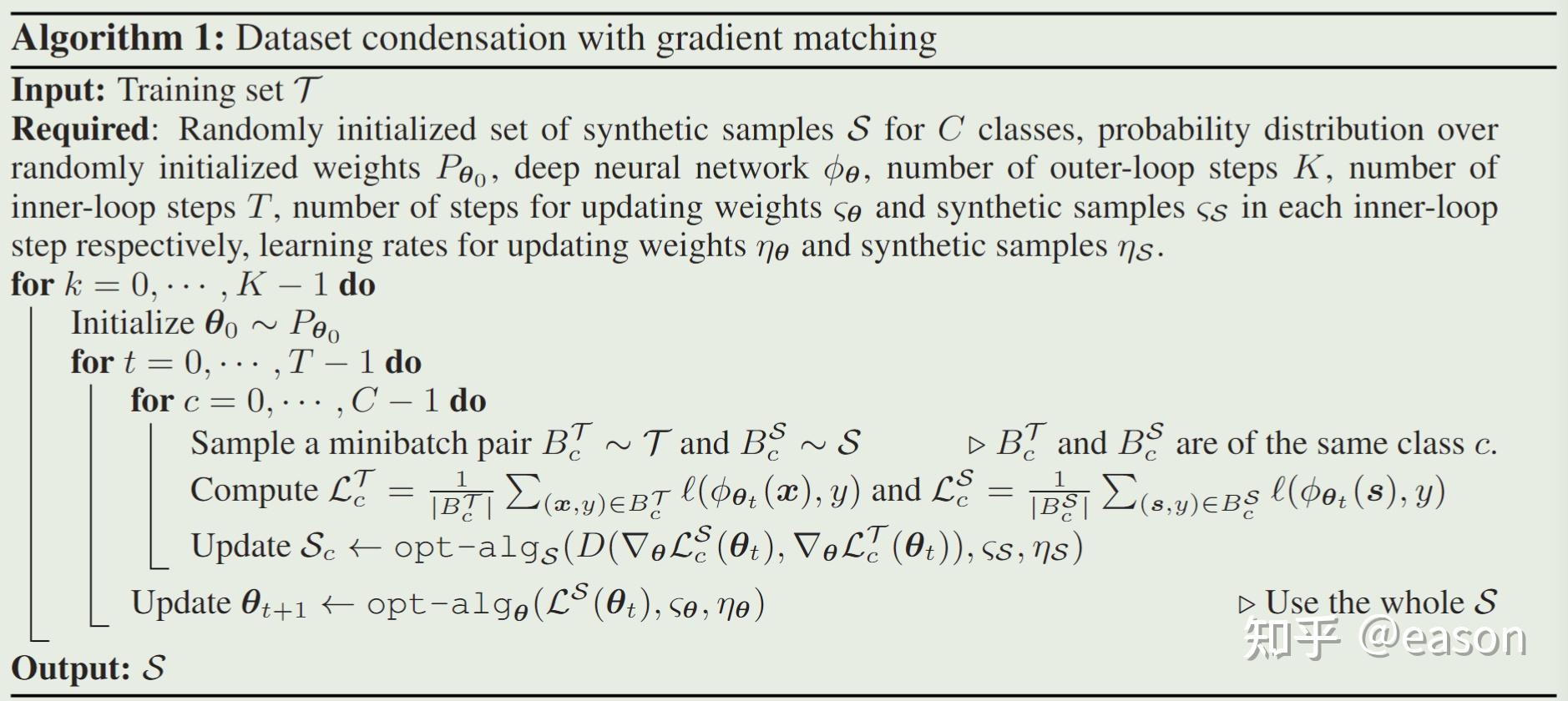DATASET CONDENSATION WITH GRADIENT MATCHING 数据集压缩 - 知乎