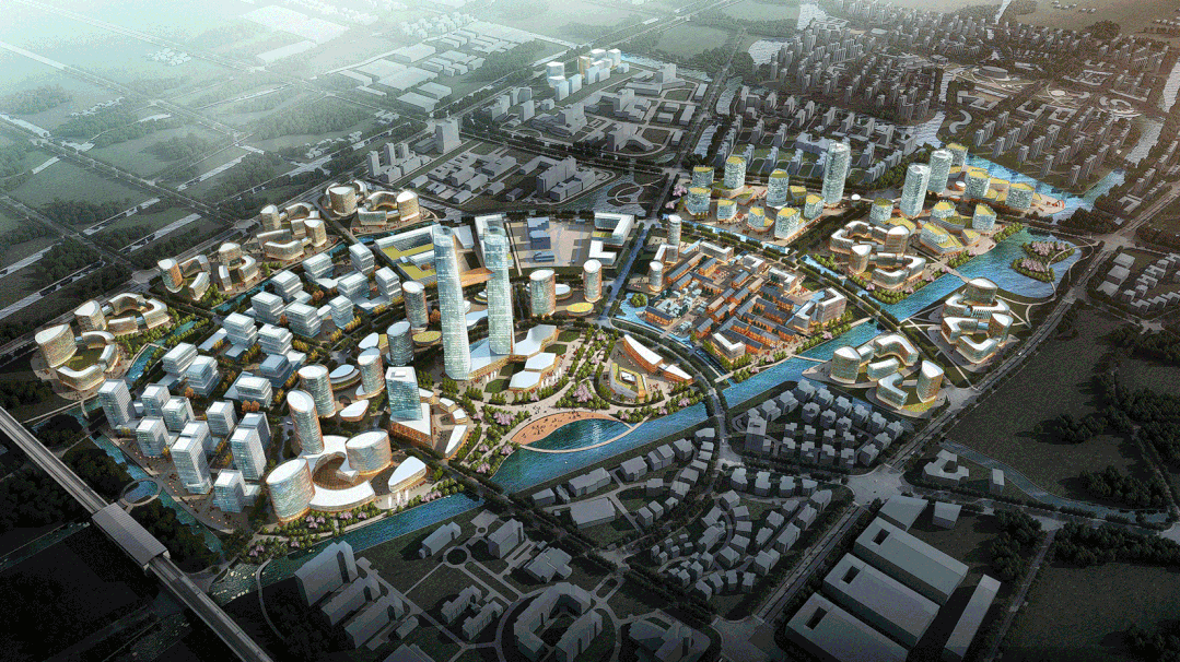 上图大片荒地正位于16号线周浦东站的东侧,这里不仅规划有住宅,靠近