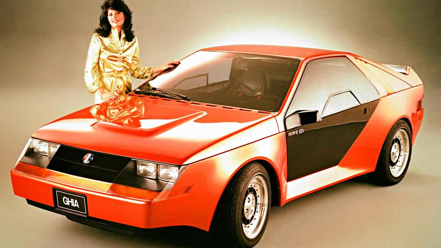 被人们遗忘的概念车1980年福特野马rsx概念车