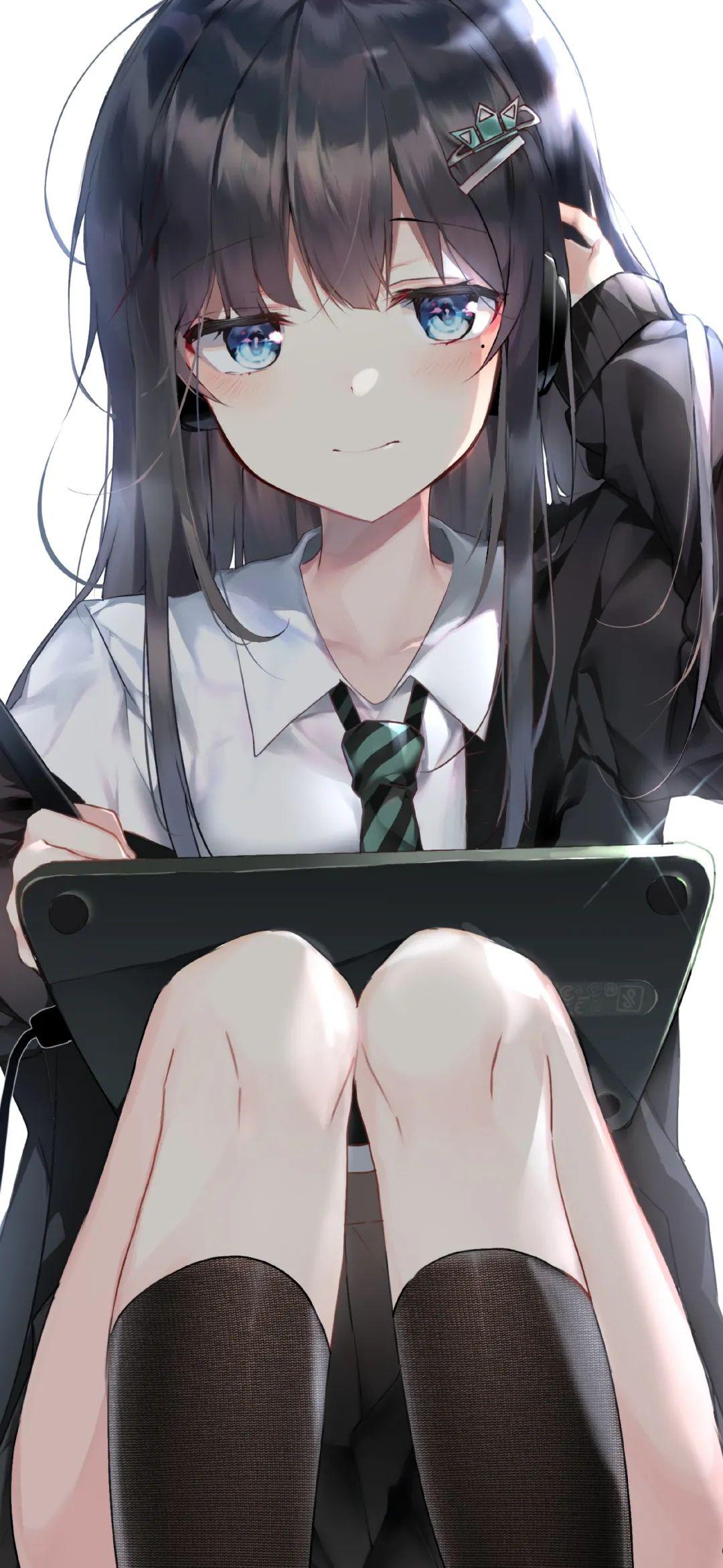 有没有好看的日漫壁纸?最好是黑白的?